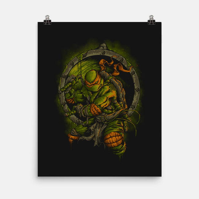 Turtle Titan-none matte poster-coldfireink