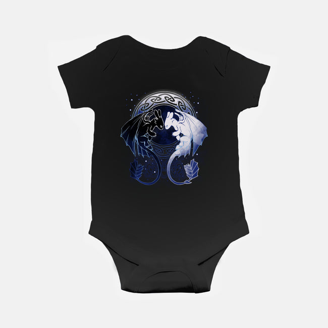 Two Dragons-baby basic onesie-xMorfina