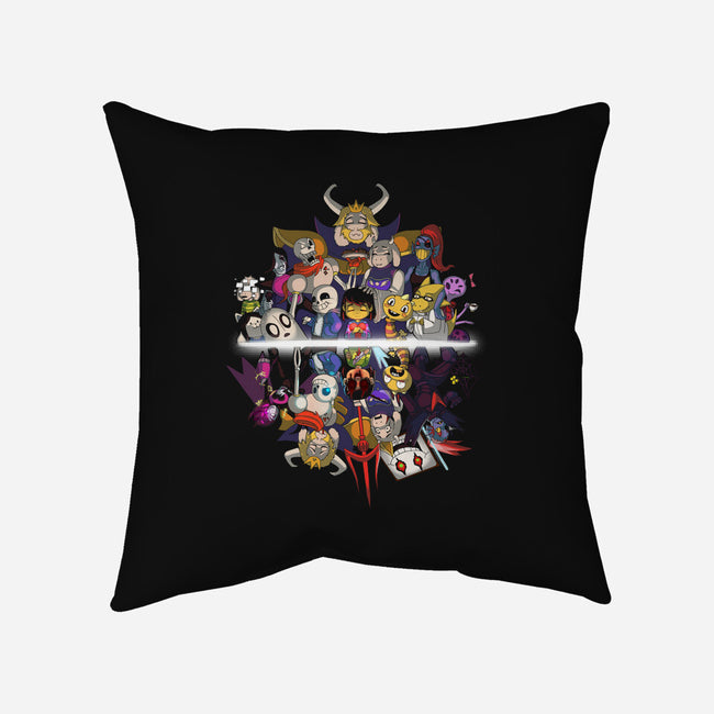 Two Routes-none removable cover w insert throw pillow-Daeron