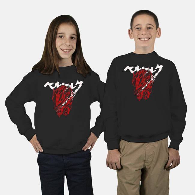 Sacrifice-youth crew neck sweatshirt-Coconut_Design