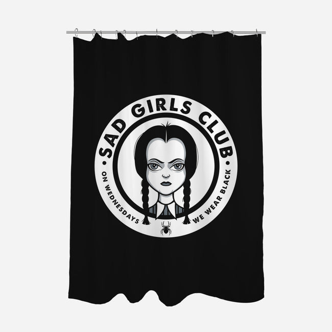 Sad Girls Club-none polyester shower curtain-Nemons