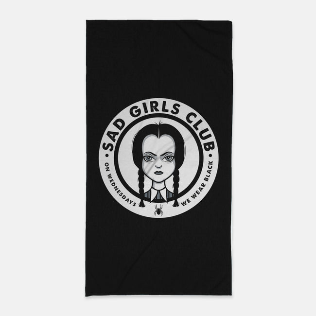 Sad Girls Club-none beach towel-Nemons