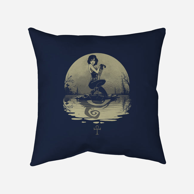 Sailing With Death-none removable cover w insert throw pillow-Rodrigo Gafa