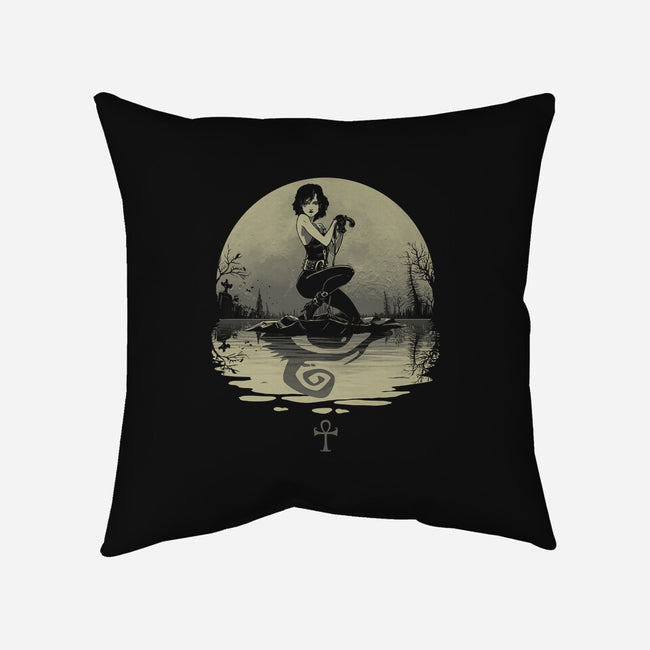 Sailing With Death-none removable cover throw pillow-Rodrigo Gafa