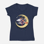 Sailor Delivery Service-womens v-neck tee-Hootbrush