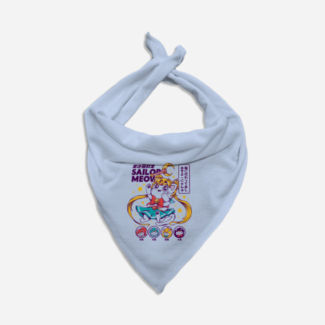 Sailor Meow-cat bandana pet collar-ilustrata