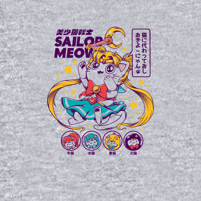Sailor Meow-womens off shoulder sweatshirt-ilustrata