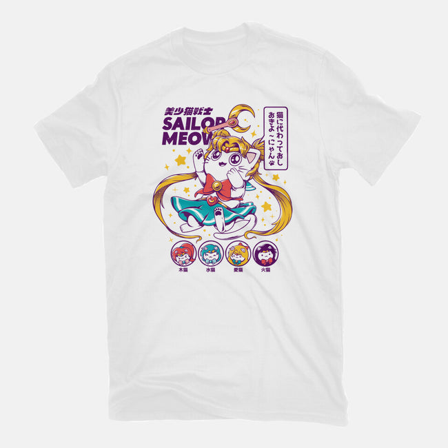 Sailor Meow-womens basic tee-ilustrata