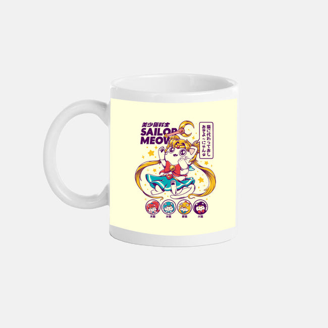 Sailor Meow-none glossy mug-ilustrata