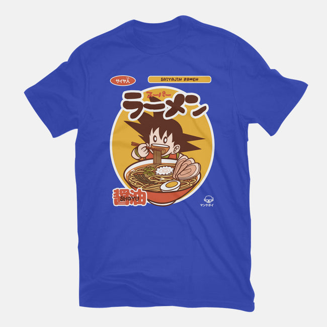 Saiyajin Ramen-womens fitted tee-mankeeboi