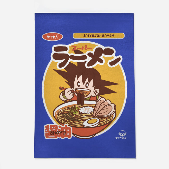 Saiyajin Ramen-none outdoor rug-mankeeboi