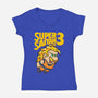 Saiyan Bros 3-womens v-neck tee-Oktobear