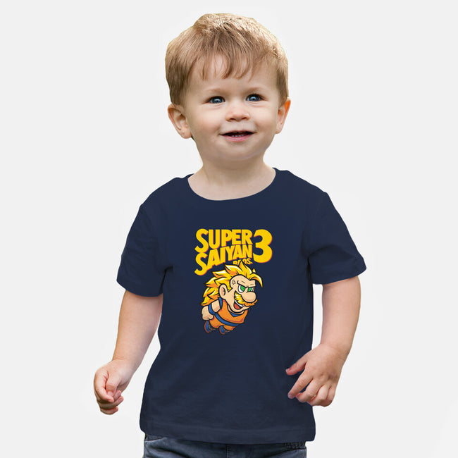 Saiyan Bros 3-baby basic tee-Oktobear