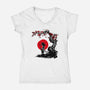 Saiyan Under The Sun-womens v-neck tee-ddjvigo
