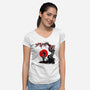 Saiyan Under The Sun-womens v-neck tee-ddjvigo