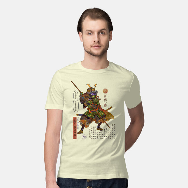 Samurai Donatello-mens premium tee-ChetArt