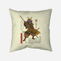 Samurai Donatello-none removable cover throw pillow-ChetArt
