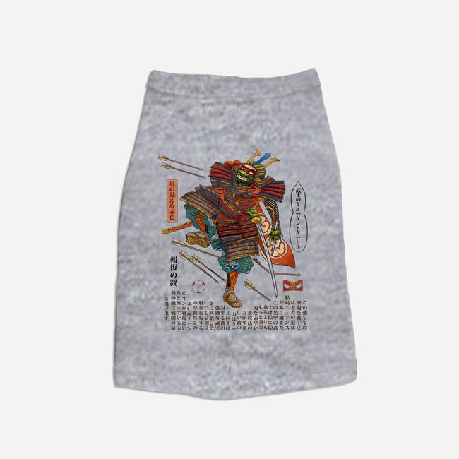Samurai Raphael-cat basic pet tank-ChetArt