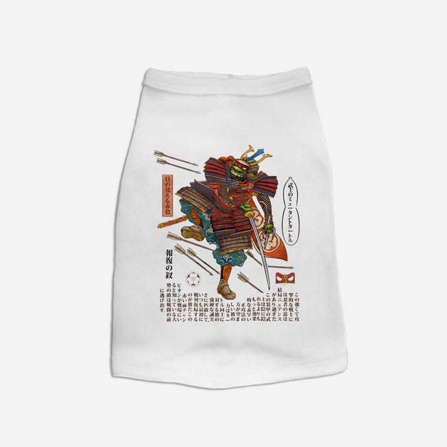 Samurai Raphael-cat basic pet tank-ChetArt