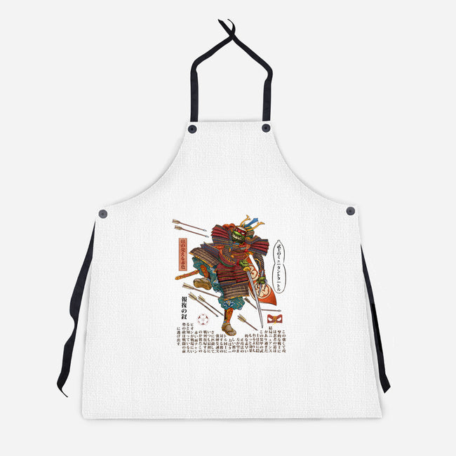 Samurai Raphael-unisex kitchen apron-ChetArt