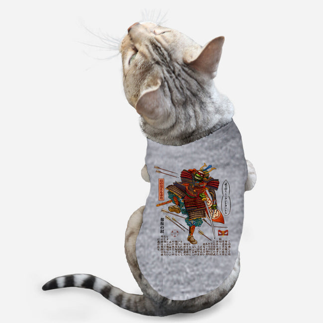 Samurai Raphael-cat basic pet tank-ChetArt