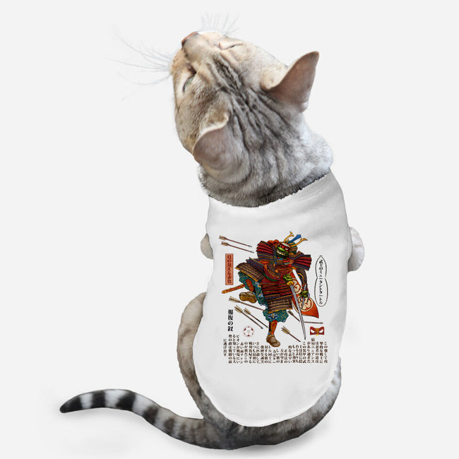 Samurai Raphael-cat basic pet tank-ChetArt