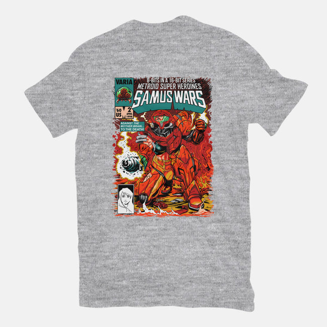 Samus Wars-womens fitted tee-ninjaink