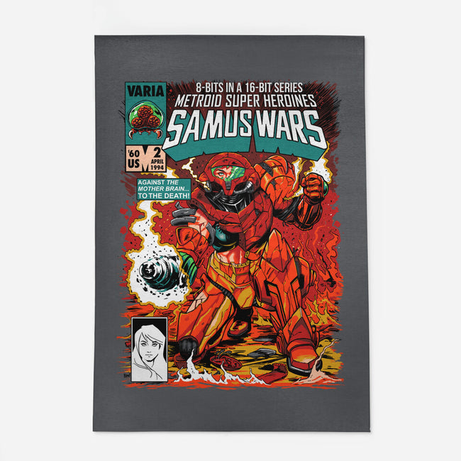Samus Wars-none outdoor rug-ninjaink