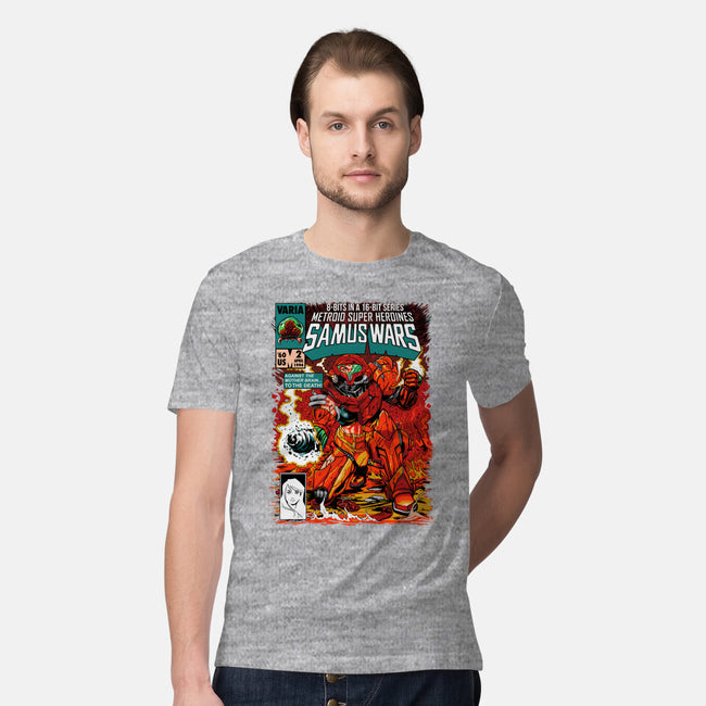 Samus Wars-mens premium tee-ninjaink