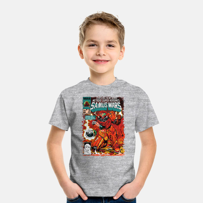 Samus Wars-youth basic tee-ninjaink