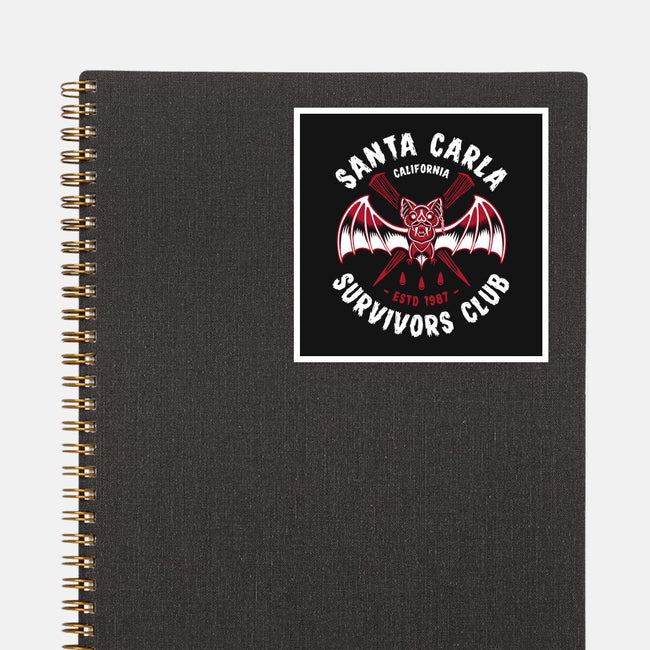 Santa Carla Survivors Club-none glossy sticker-Nemons