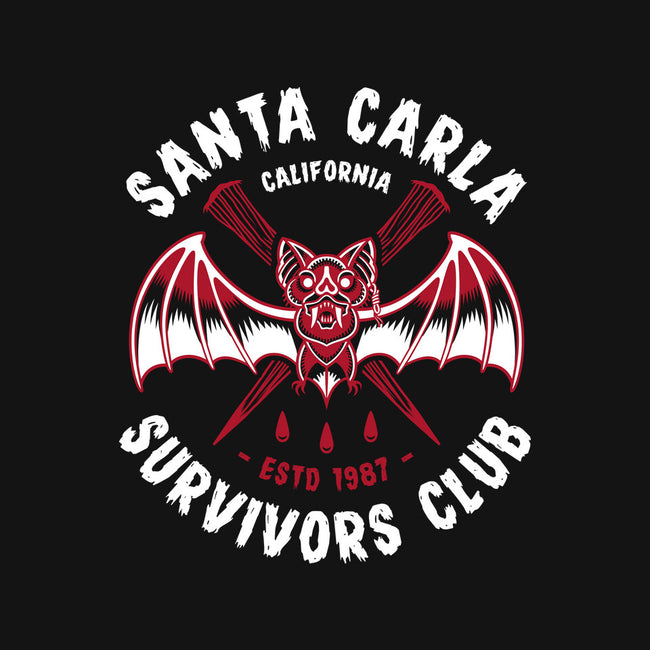 Santa Carla Survivors Club-none removable cover w insert throw pillow-Nemons