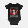 Santa Claws-baby basic onesie-NemiMakeit