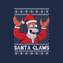 Santa Claws-none beach towel-NemiMakeit