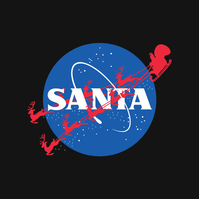 Santa's Space Agency-none polyester shower curtain-Boggs Nicolas