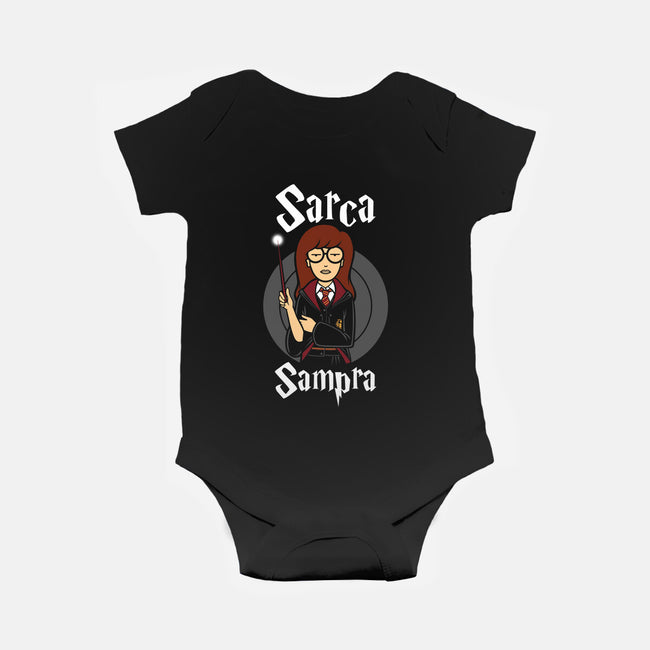 Sarcasampra-baby basic onesie-Boggs Nicolas