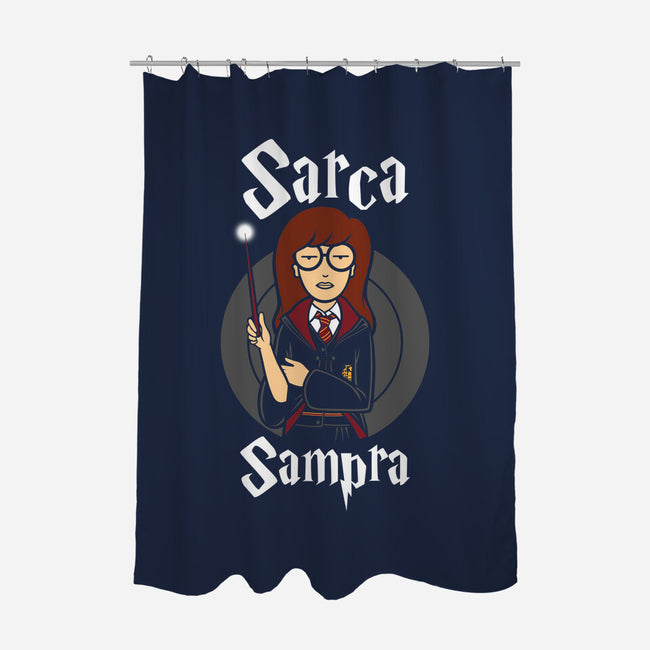 Sarcasampra-none polyester shower curtain-Boggs Nicolas