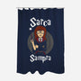 Sarcasampra-none polyester shower curtain-Boggs Nicolas