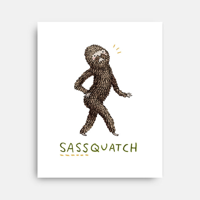 Sassquatch-none stretched canvas-SophieCorrigan