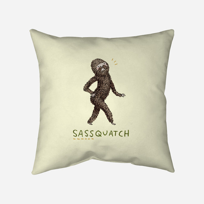 Sassquatch-none removable cover w insert throw pillow-SophieCorrigan