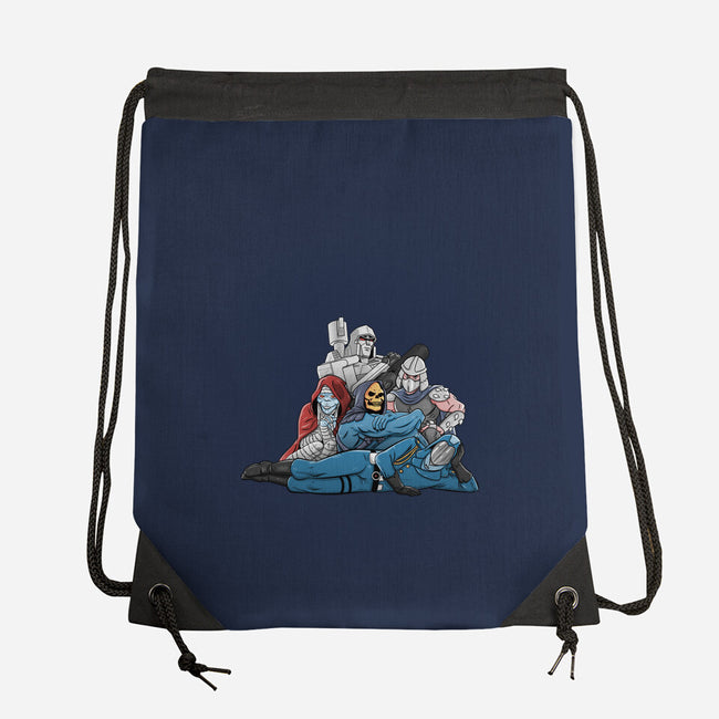 Saturday Breakfast Club-none drawstring bag-Skullpy