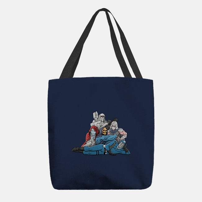 Saturday Breakfast Club-none basic tote-Skullpy