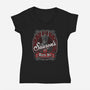 Sauron's Dark Ale-womens v-neck tee-teeninja