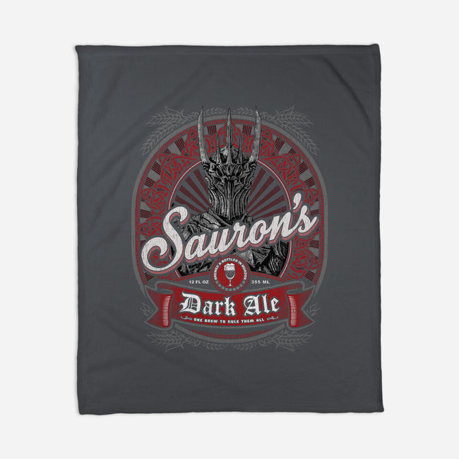 Sauron's Dark Ale-none fleece blanket-teeninja