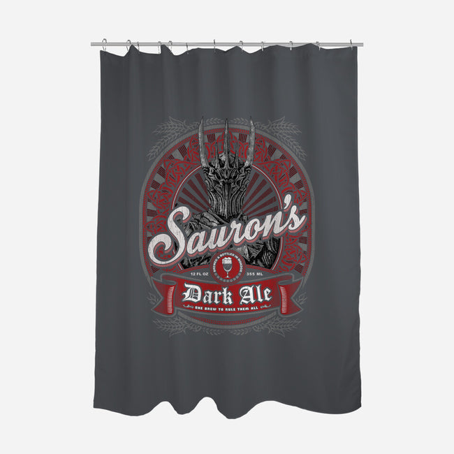 Sauron's Dark Ale-none polyester shower curtain-teeninja