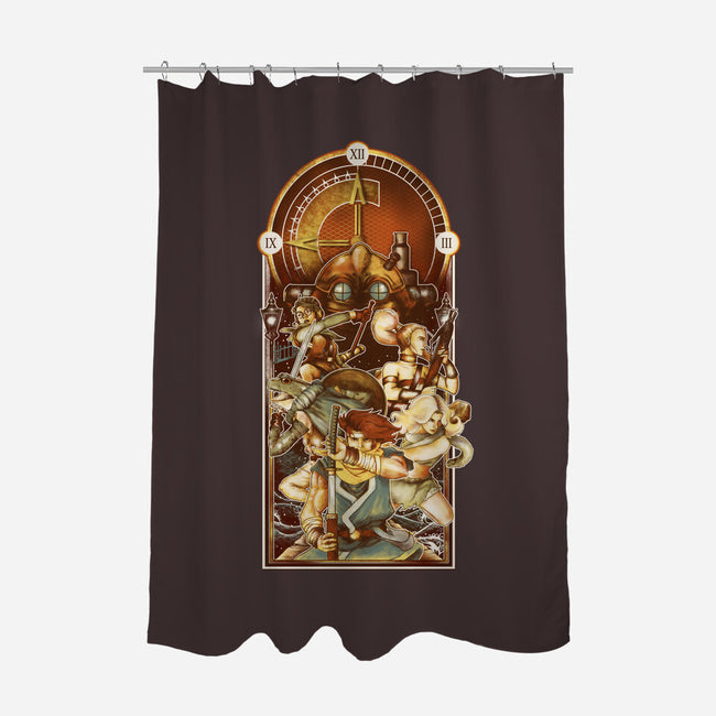 Save Our Past, Present, and Future-none polyester shower curtain-Creative Outpouring