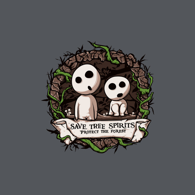 Save The Tree Spirits-none drawstring bag-ducfrench