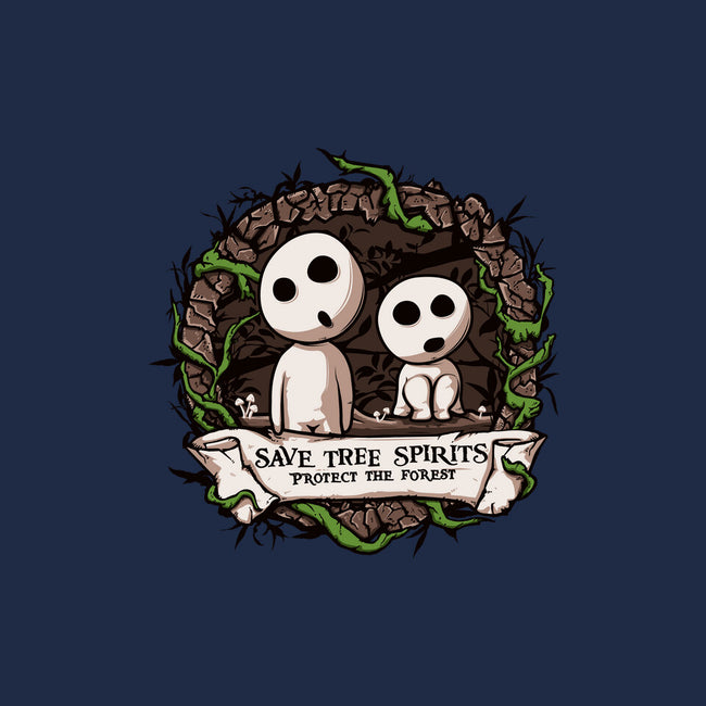 Save The Tree Spirits-none removable cover w insert throw pillow-ducfrench