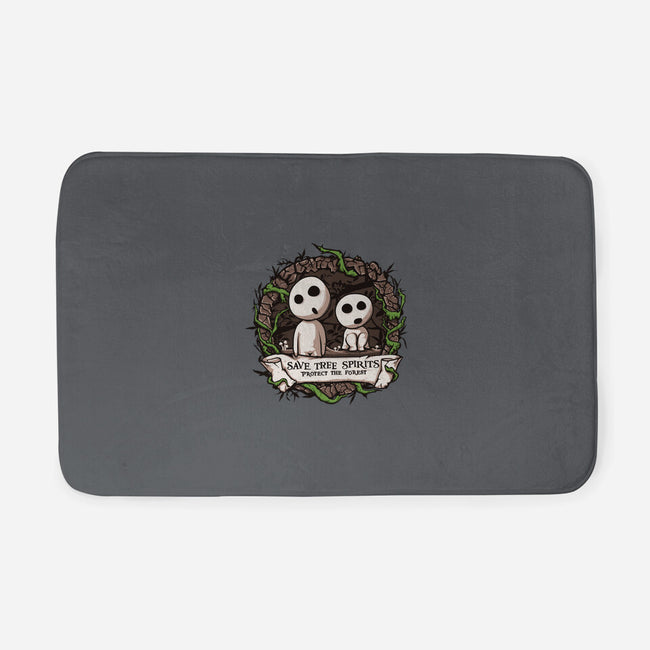 Save The Tree Spirits-none memory foam bath mat-ducfrench