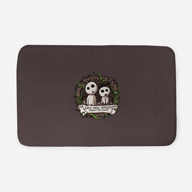 Save The Tree Spirits-none memory foam bath mat-ducfrench
